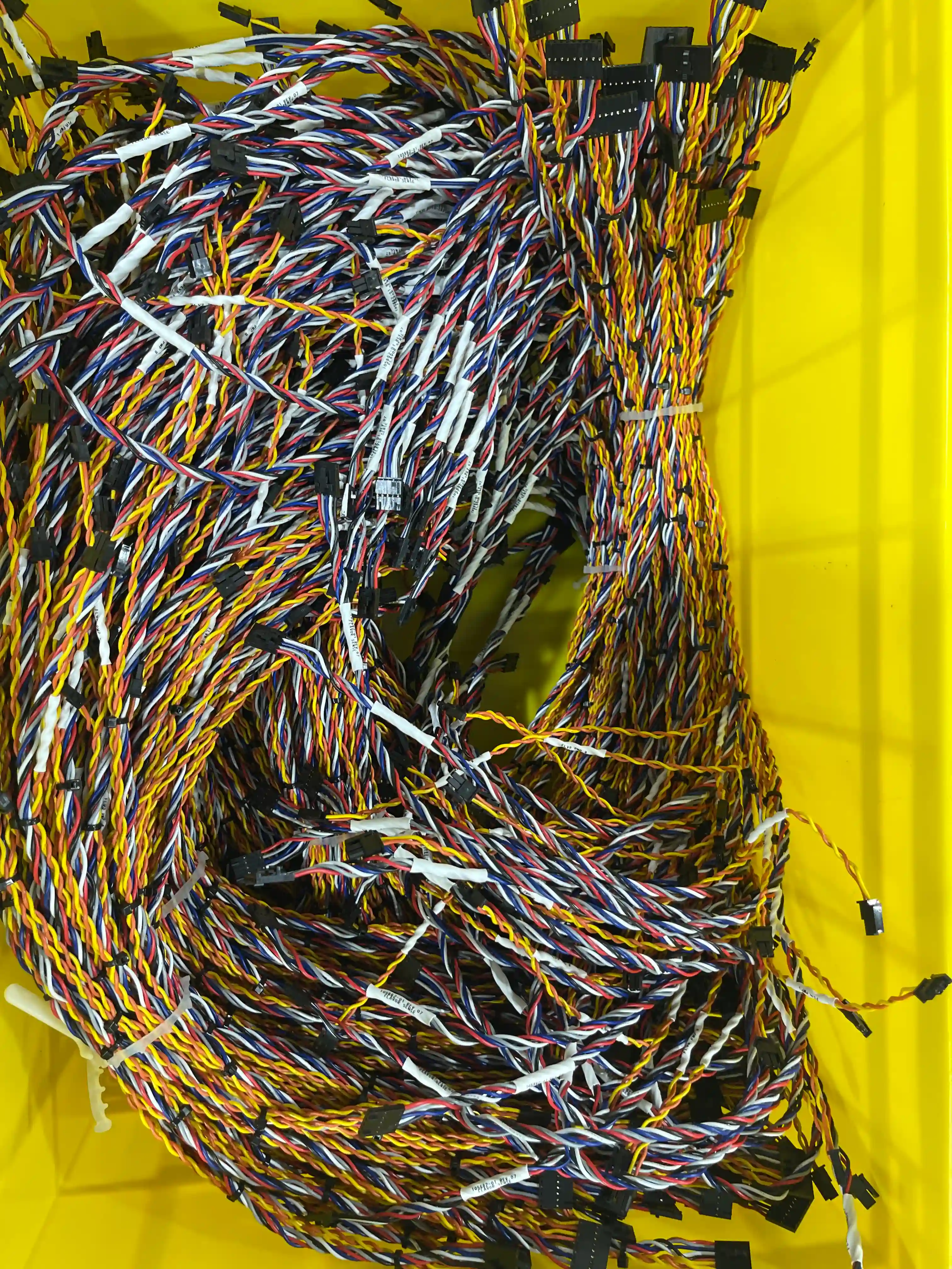Industrial control cable assembly for automation systems