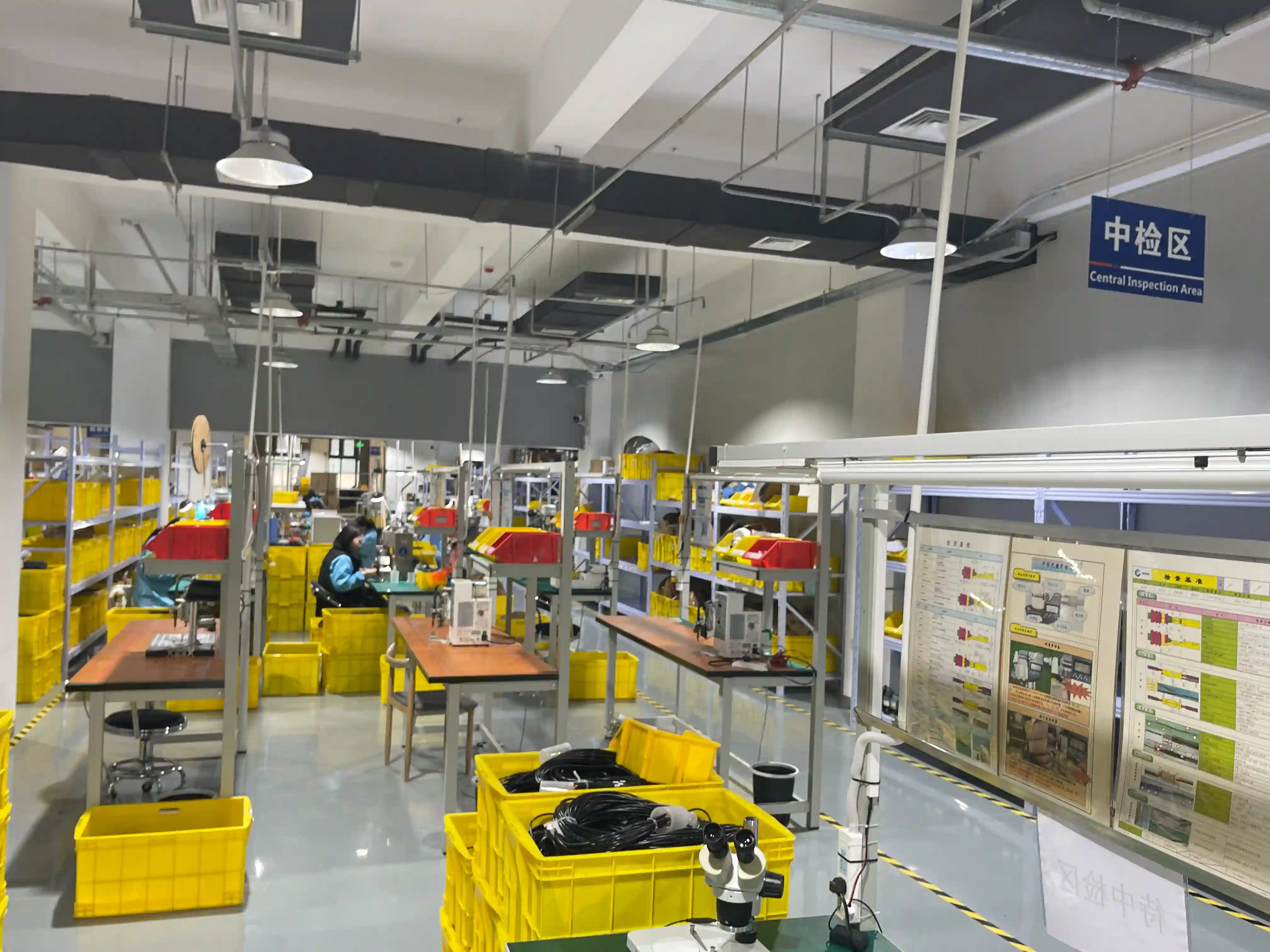 Quality testing equipment used for wire harness inspection and tape adhesion verification