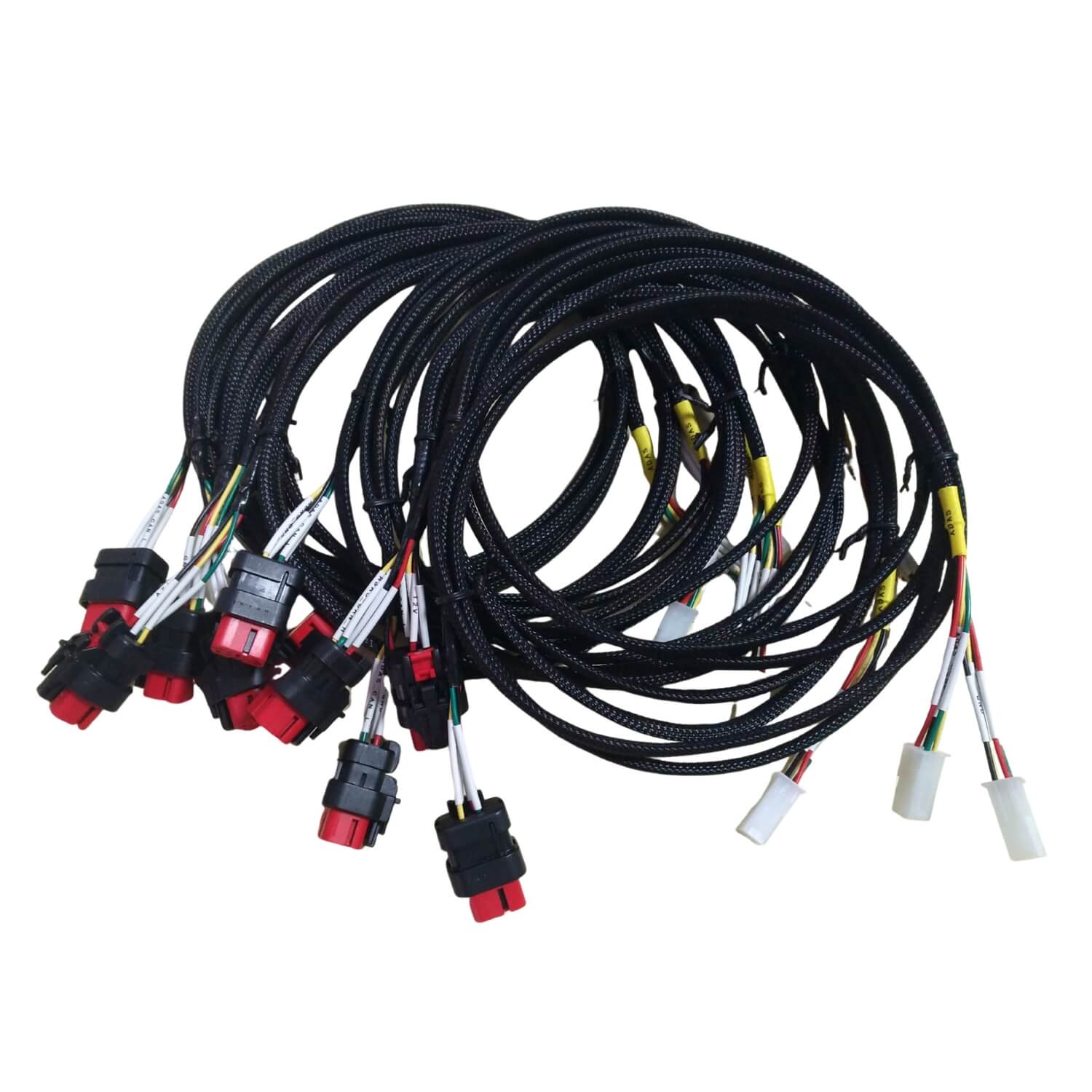 Industrial robot wire harness and cable assembly for 6-axis robots