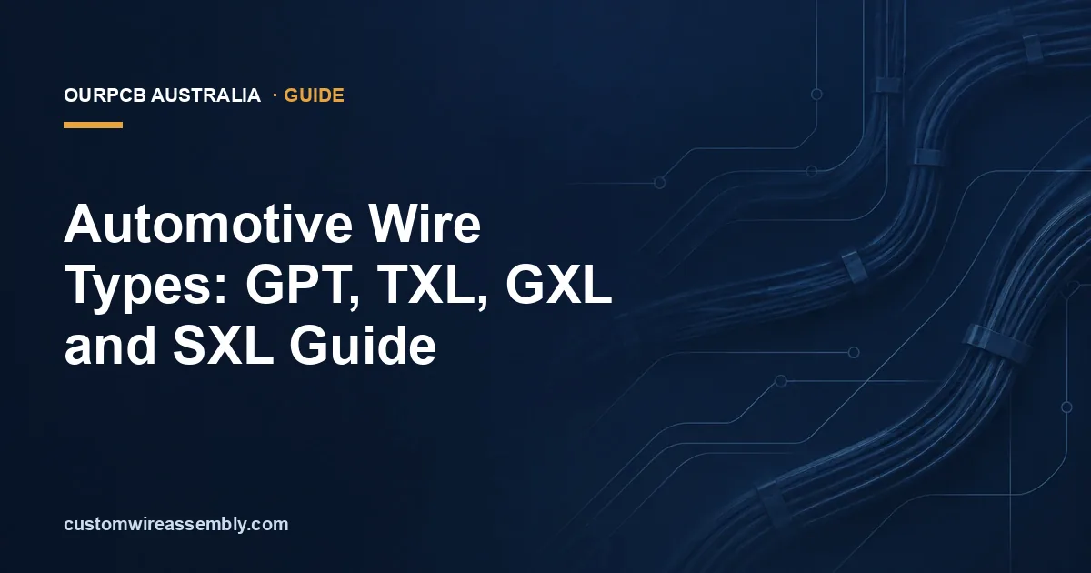 Automotive Wire Types: GPT, TXL, GXL and SXL Guide