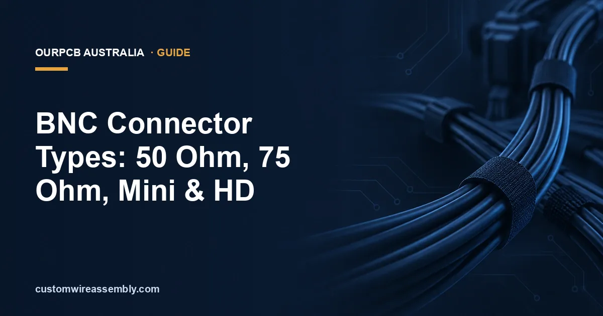 BNC Connector Types: 50 Ohm, 75 Ohm, Mini & HD