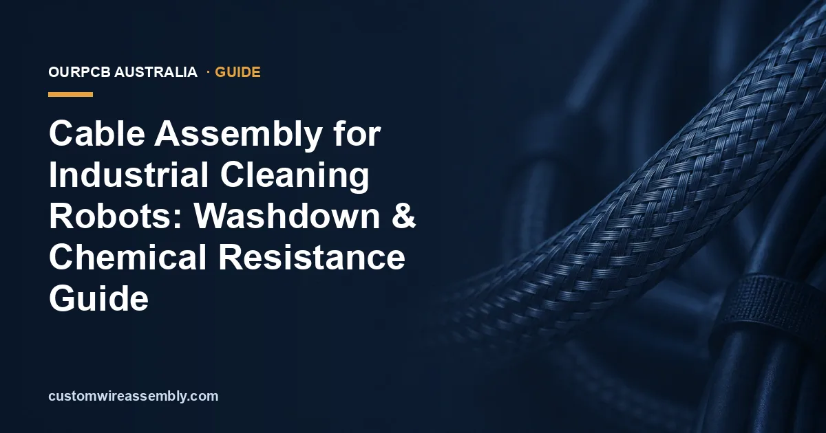 Cable Assembly for Industrial Cleaning Robots