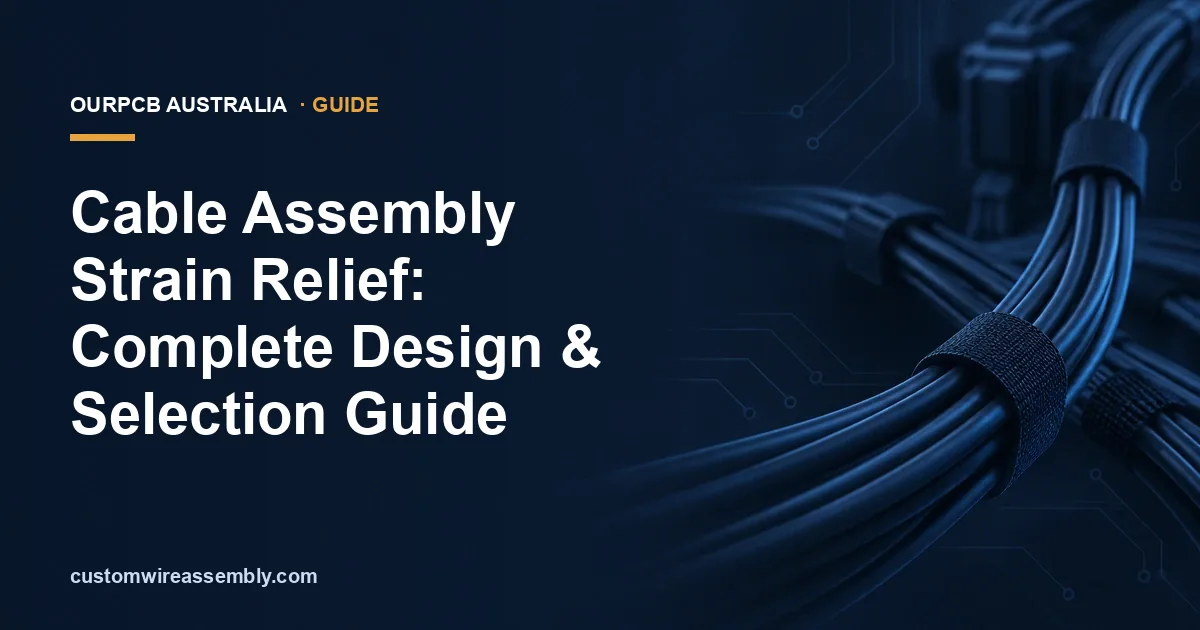 Cable Assembly Strain Relief: Complete Design & Selection Guide