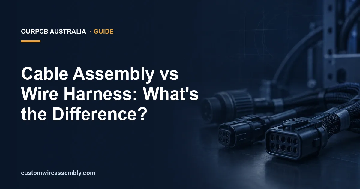 Cable Assembly vs Wire Harness