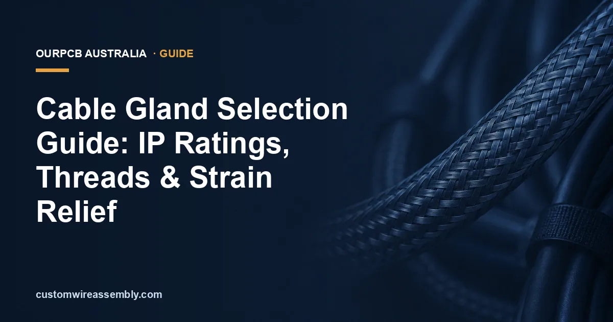Cable Gland Selection Guide: IP Ratings, Threads & Strain Relief