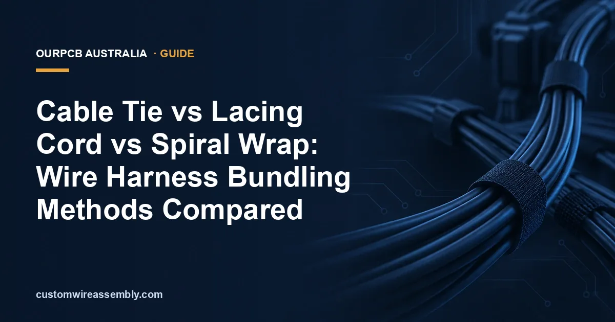 Cable Tie vs Lacing Cord vs Spiral Wrap: Bundling Methods Compared