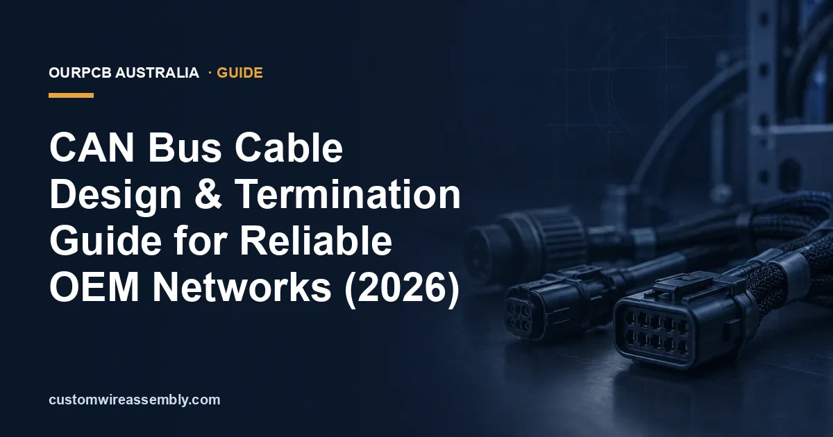 CAN Bus Cable Design & Termination Guide for Reliable OEM Networks