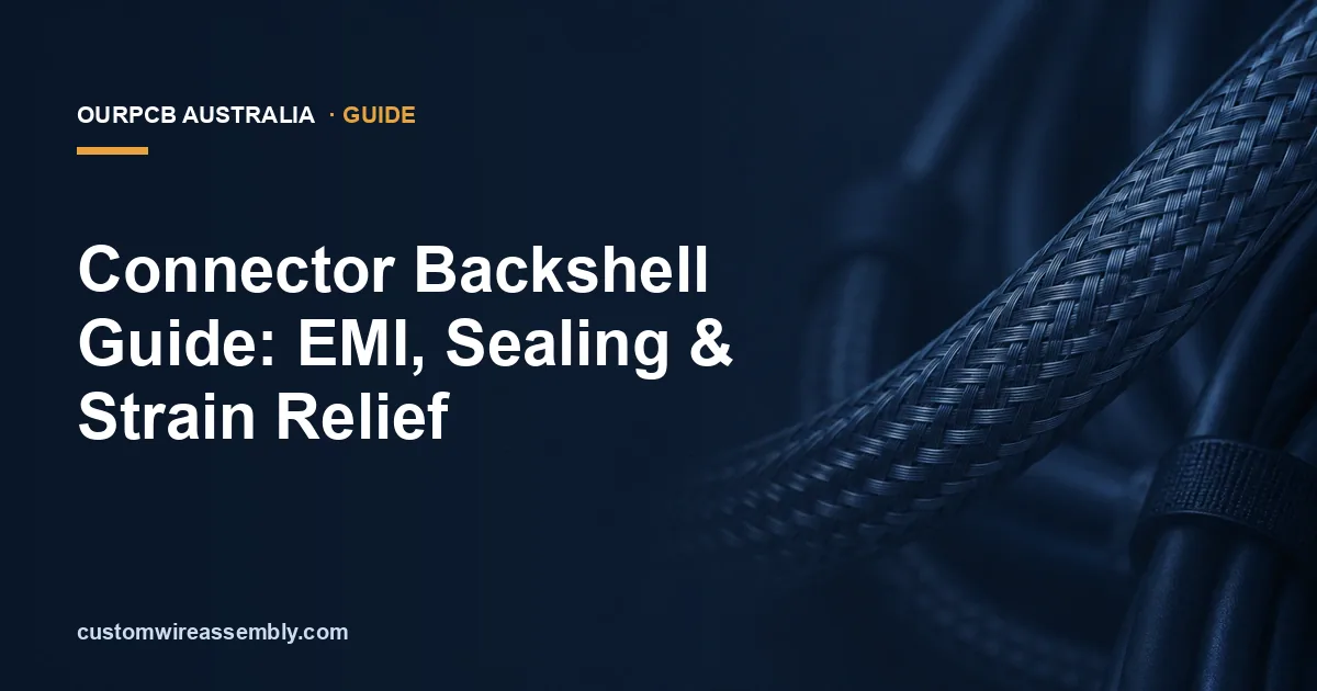 Connector Backshell Guide: EMI, Sealing & Strain Relief
