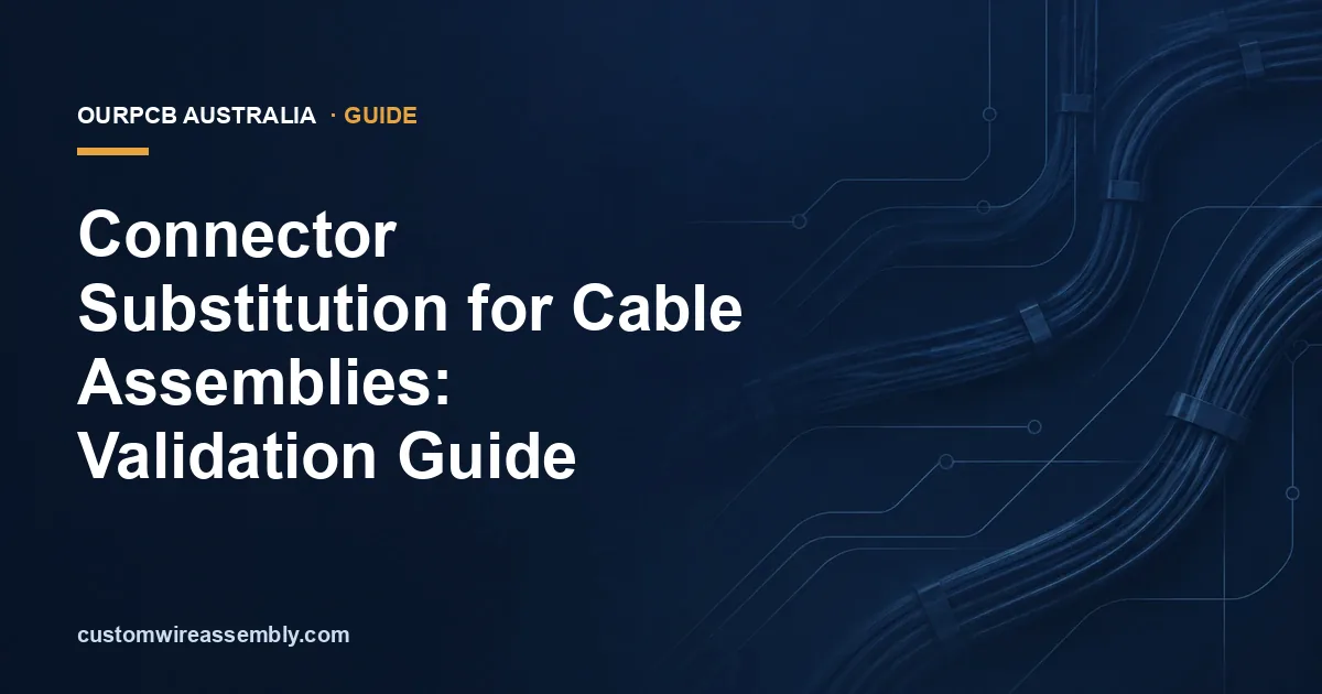 Connector Substitution for Cable Assemblies: Validation Guide