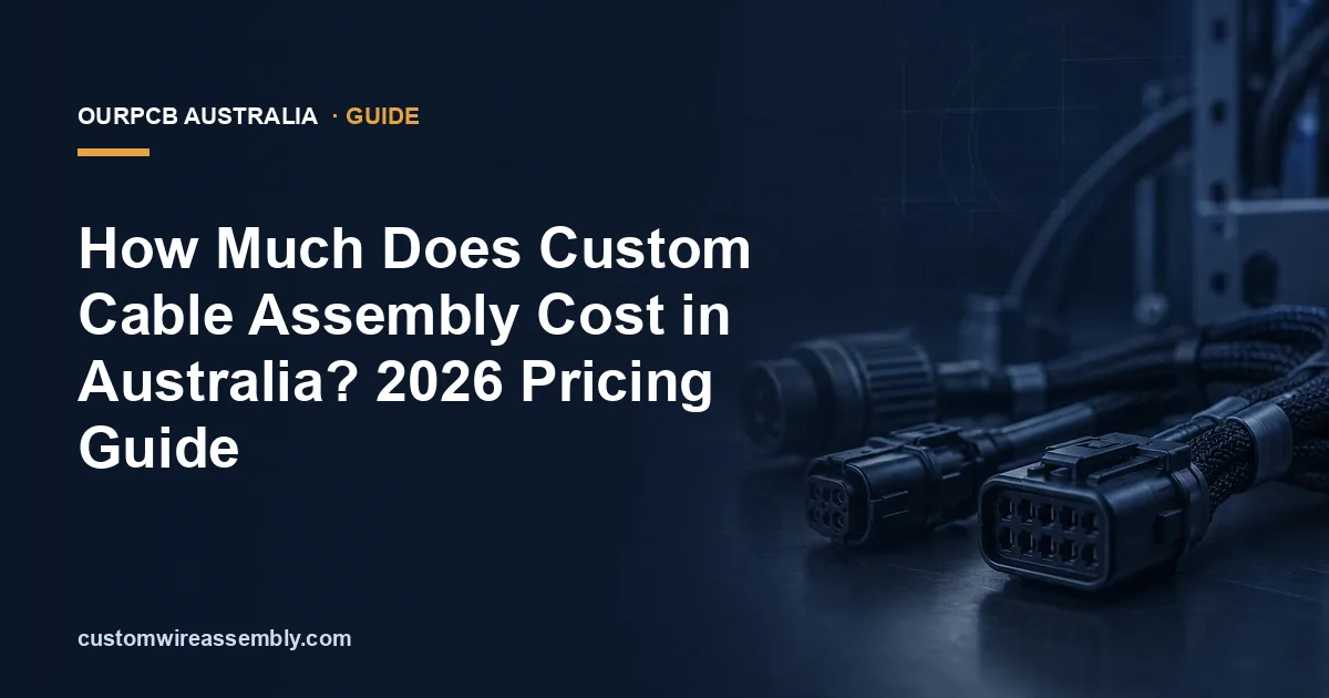How Much Does Custom Cable Assembly Cost in Australia? 2026 Pricing Guide