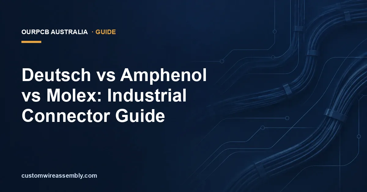 Deutsch vs Amphenol vs Molex Connectors