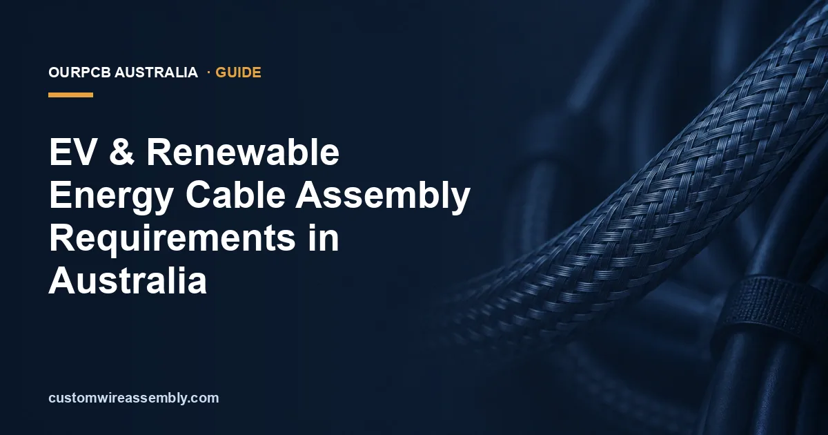 EV & Renewable Energy Cable Assembly
