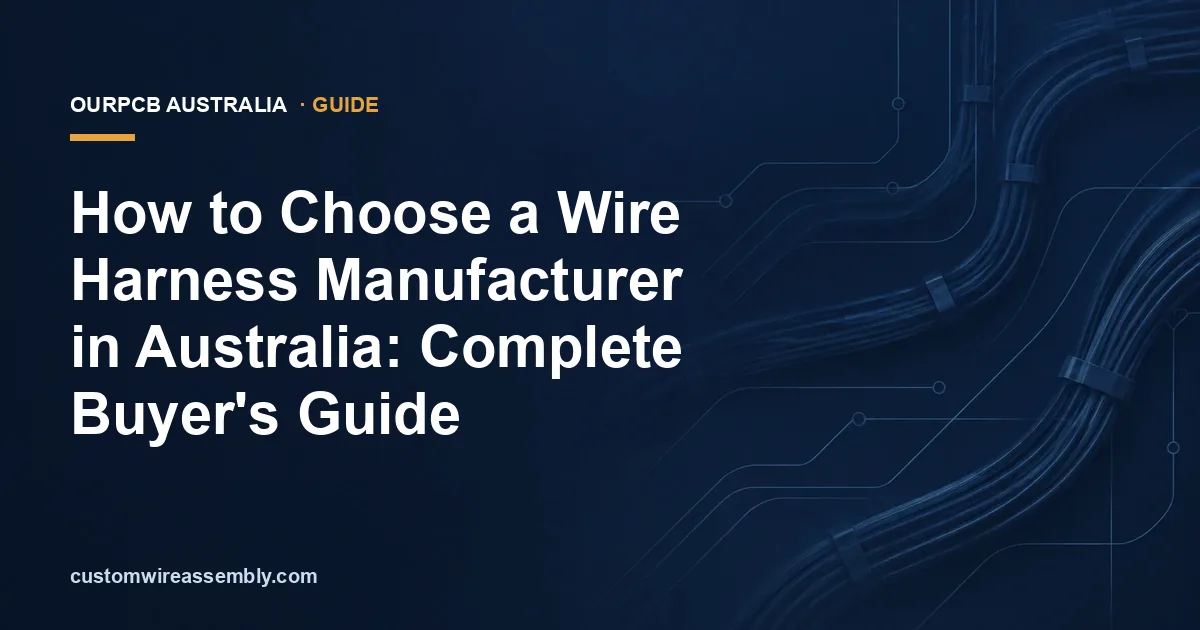 How to Choose a Wire Harness Manufacturer