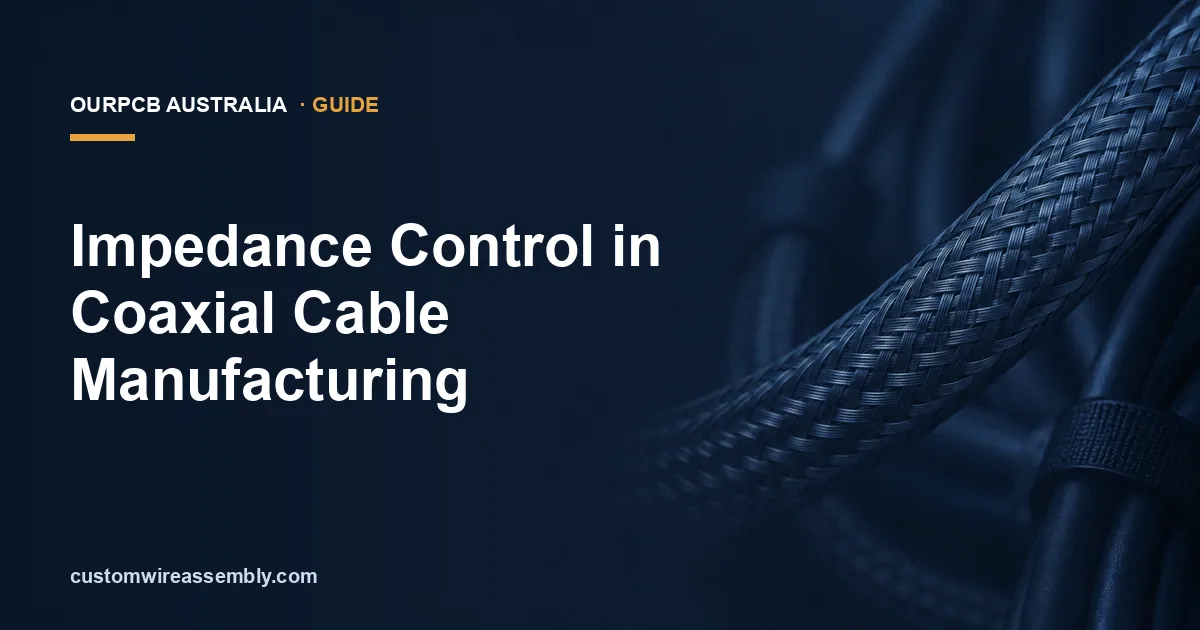 Impedance Control in Coaxial Cable Manufacturing
