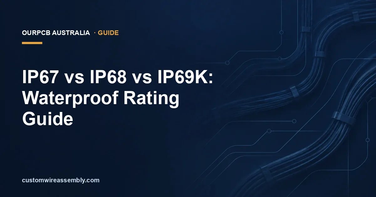 IP67 vs IP68 vs IP69K Protection Ratings