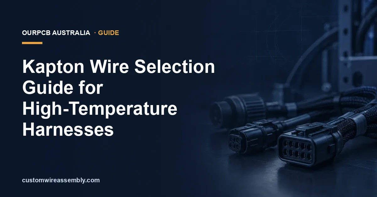 Kapton Wire Selection Guide for High-Temperature Harnesses