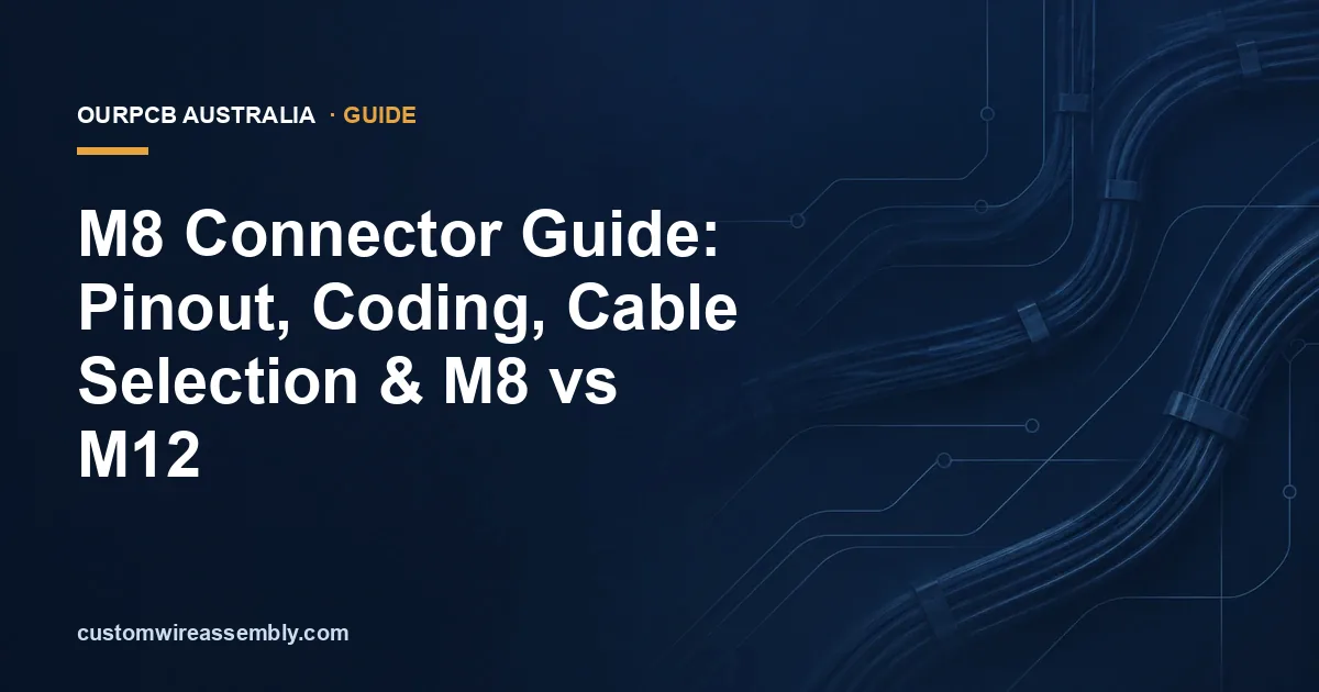 M8 Connector Guide: Pinout, Coding, Cable Selection & M8 vs M12