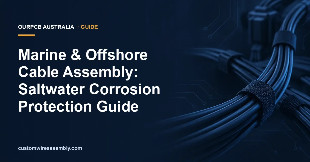 Marine & Offshore Cable Assembly: Saltwater Corrosion Protection