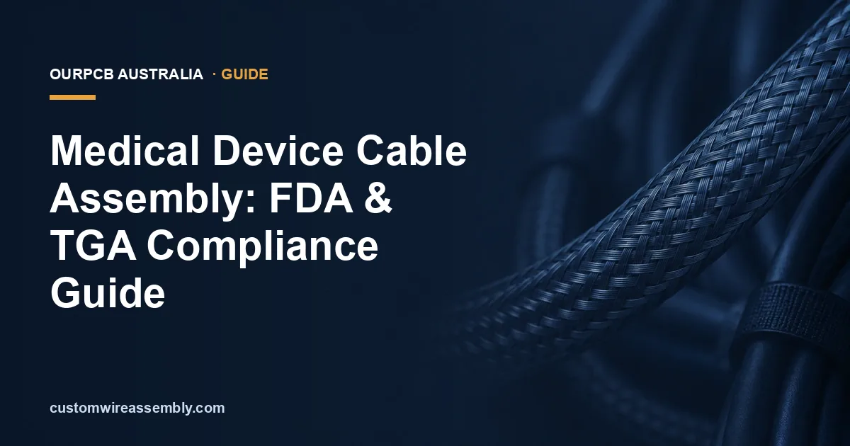 Medical Device Cable Assembly: TGA & FDA Compliance