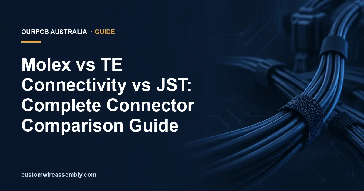 Molex vs TE vs JST Connectors