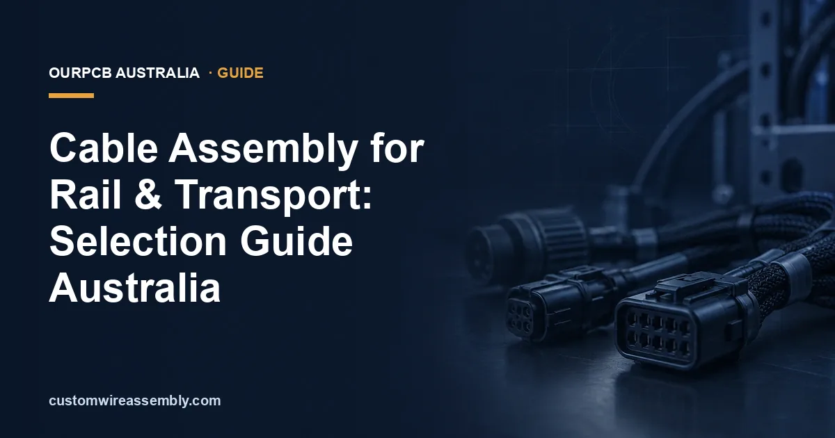 Cable Assembly for Rail & Transport: Selection Guide