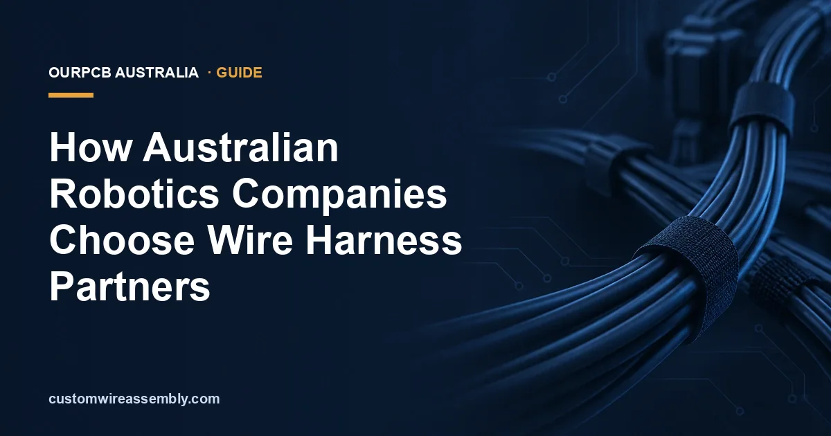 How Robotics Companies Choose Wire Harness Partners