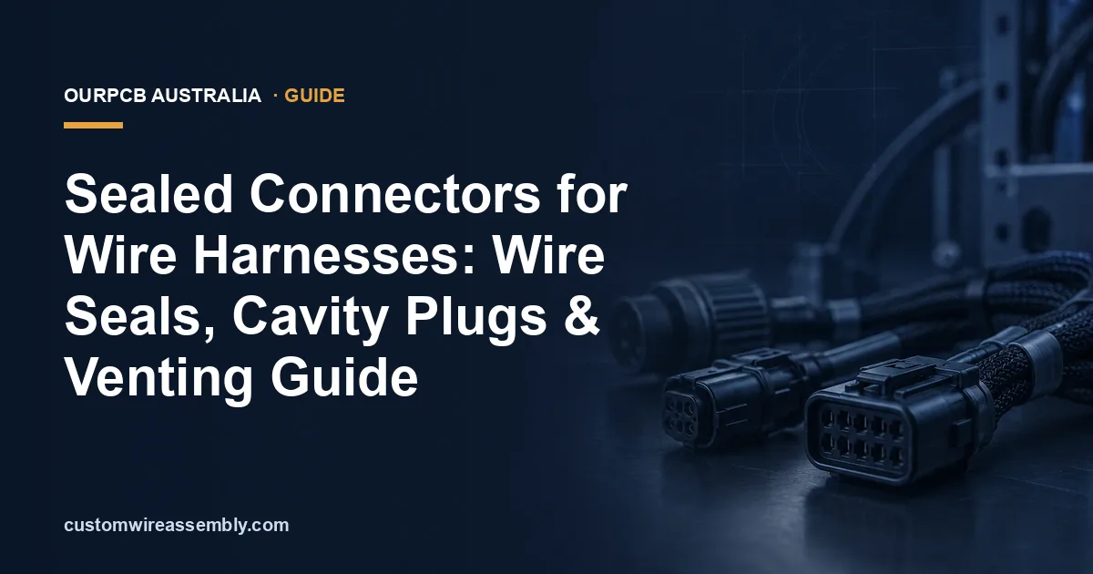 Sealed Connectors for Wire Harnesses: Wire Seals, Cavity Plugs & Venting Guide