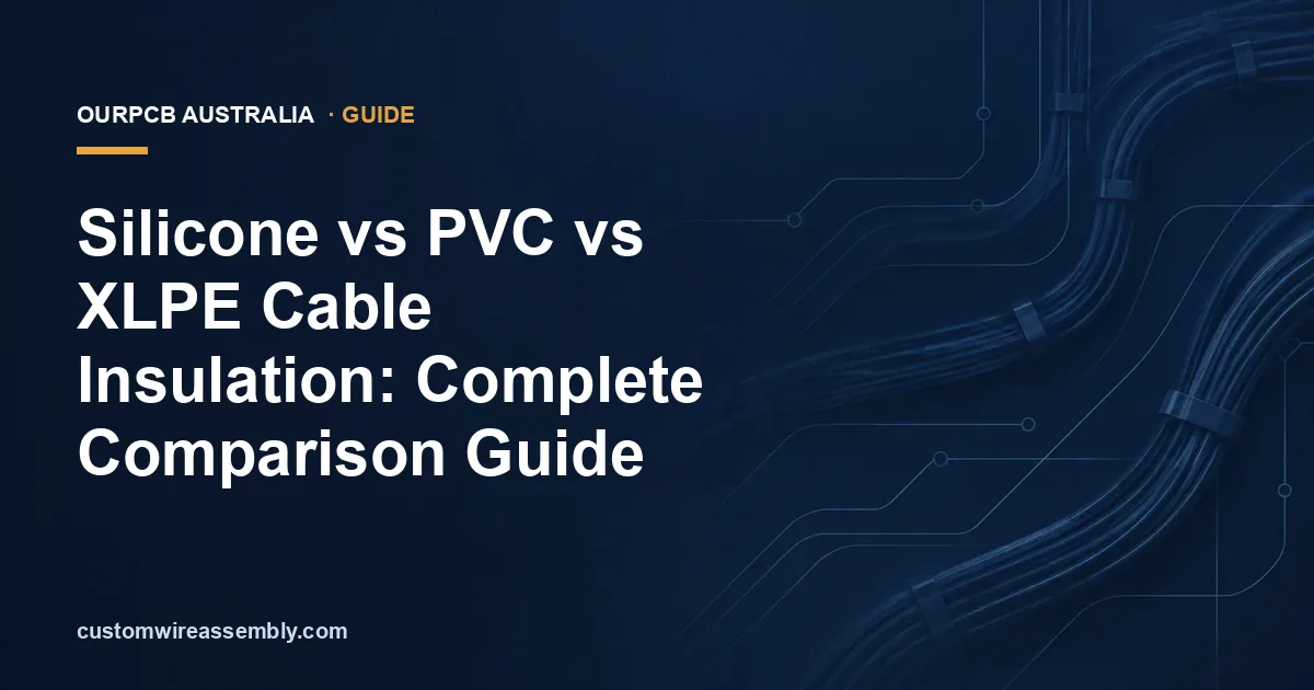 Silicone vs PVC vs XLPE Cable Insulation