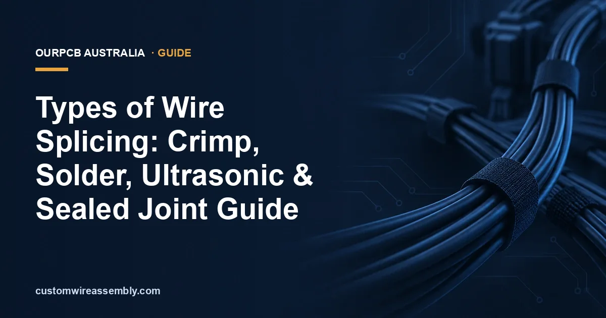 Types of Wire Splicing: Crimp, Solder, Ultrasonic & Sealed Joint Guide