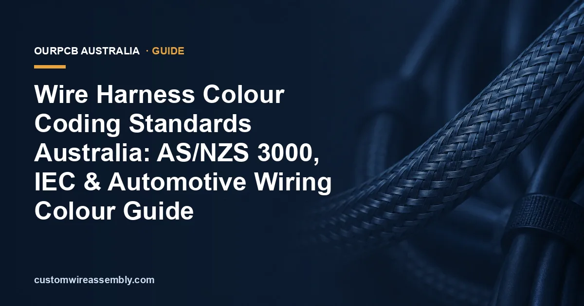 Wire Harness Colour Coding Standards Australia: AS/NZS 3000, IEC & Automotive Guide