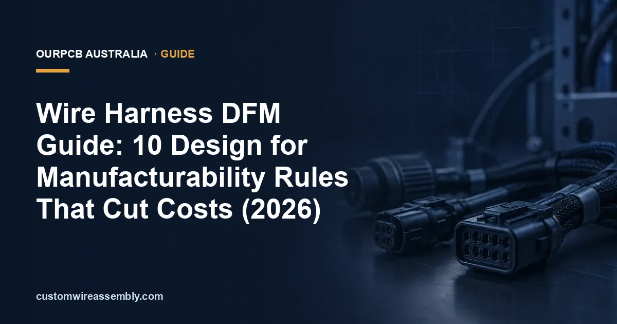 Wire Harness DFM Guide: 10 Design for Manufacturability Rules That Cut Costs