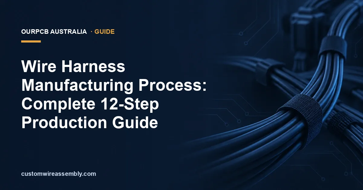 Wire Harness Manufacturing Process: Complete 12-Step Production Guide