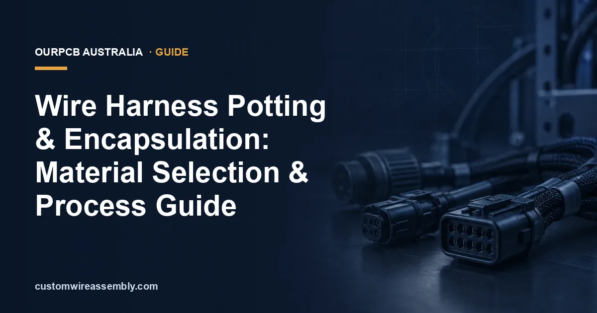 Wire Harness Potting & Encapsulation: Material Selection & Process Guide