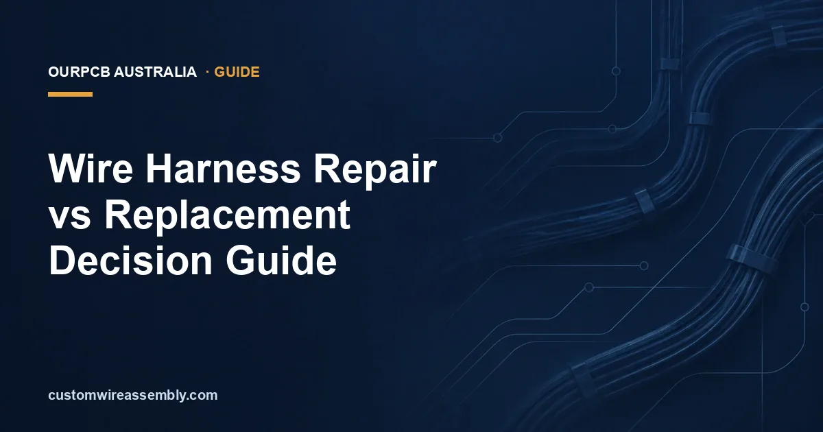 Wire Harness Repair vs Replacement