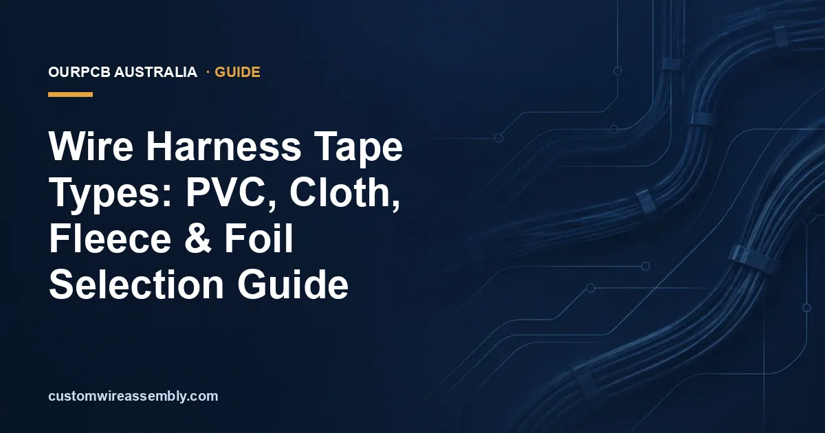 Wire Harness Tape Types: PVC, Cloth, Fleece & Foil Selection Guide
